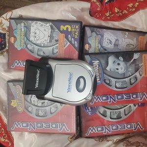 Video Now player + 5 videos BUNDLE vintage toys WORKS